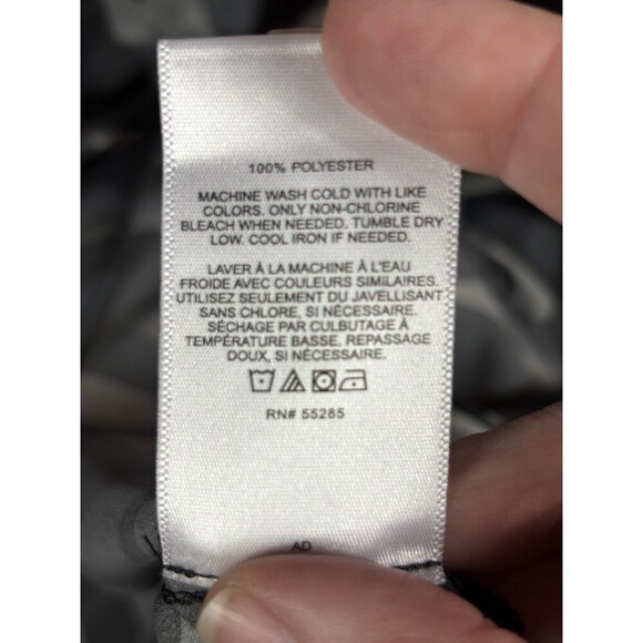 Express Slip Skirt Grey Black Camo Print Medium Midi Bias Cut - Picture 8 of 12